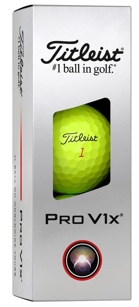 Titleist Golf 2025 ProV1x Golf Balls 1-Dozen White [RCT], Standard
